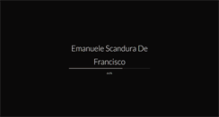 Desktop Screenshot of emanuelescanduradefrancisco.com