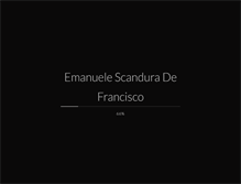 Tablet Screenshot of emanuelescanduradefrancisco.com